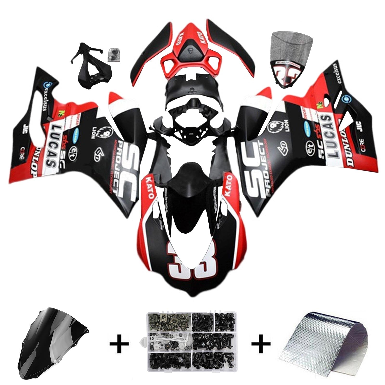 Ducati 1299 959 2015-2020 Kit Carenado Carrocería Plástico ABS