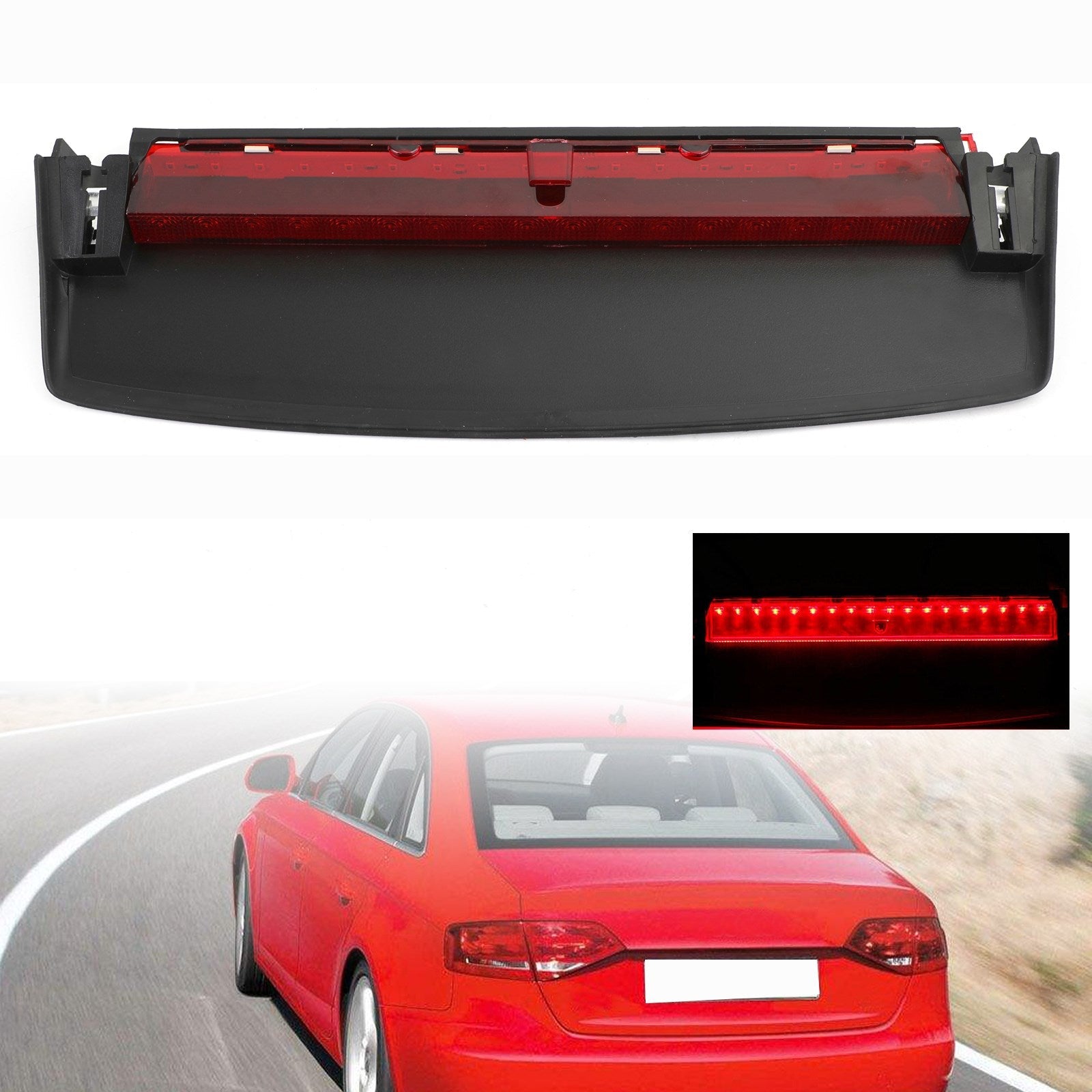 3 Brake Light Third Brake Light 8K5945097 For Audi A4 B8 Saloon 2008-2015