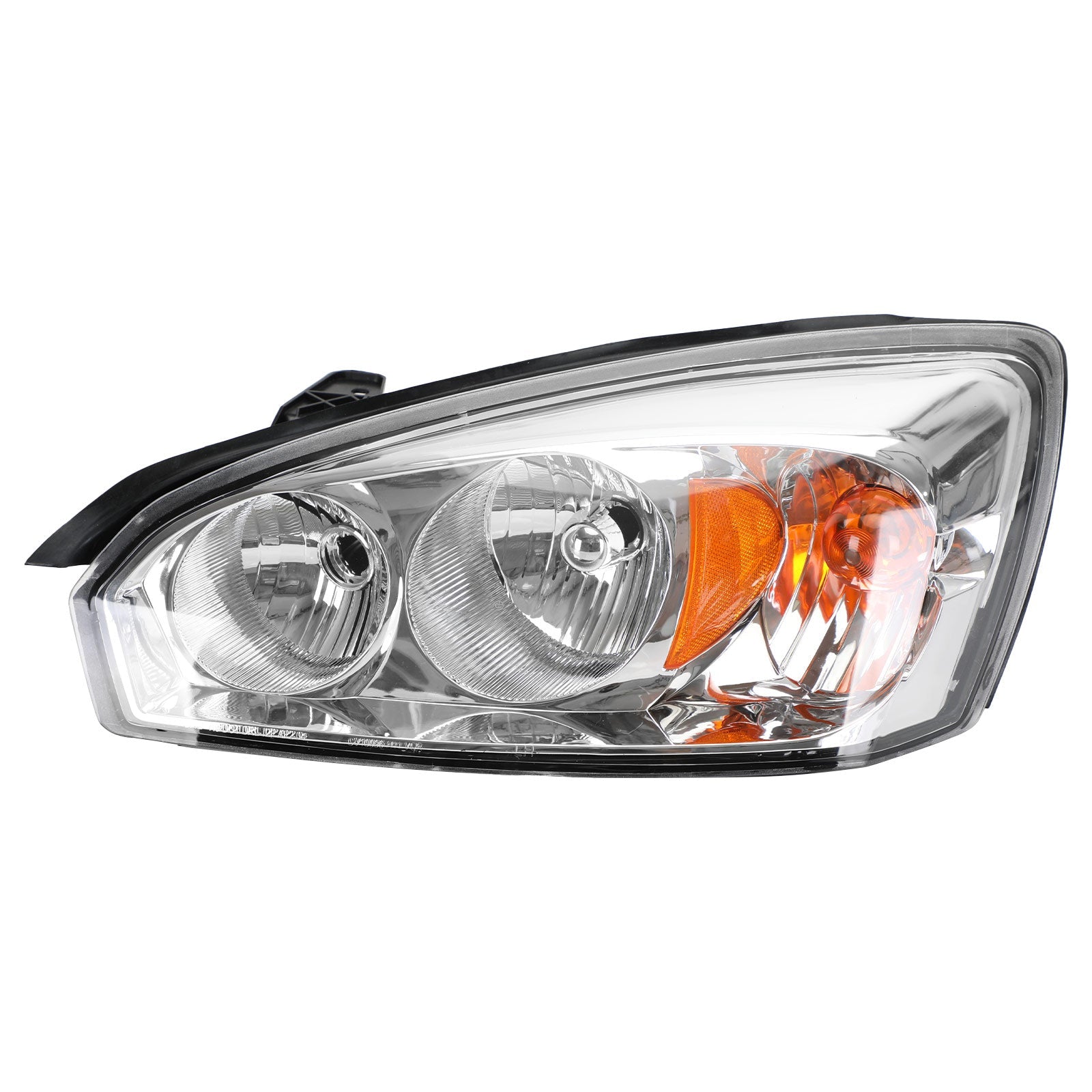 Chrome Housing Clear Amber Headlights Assembly For Chevr Malibu 2004-2008 Generic