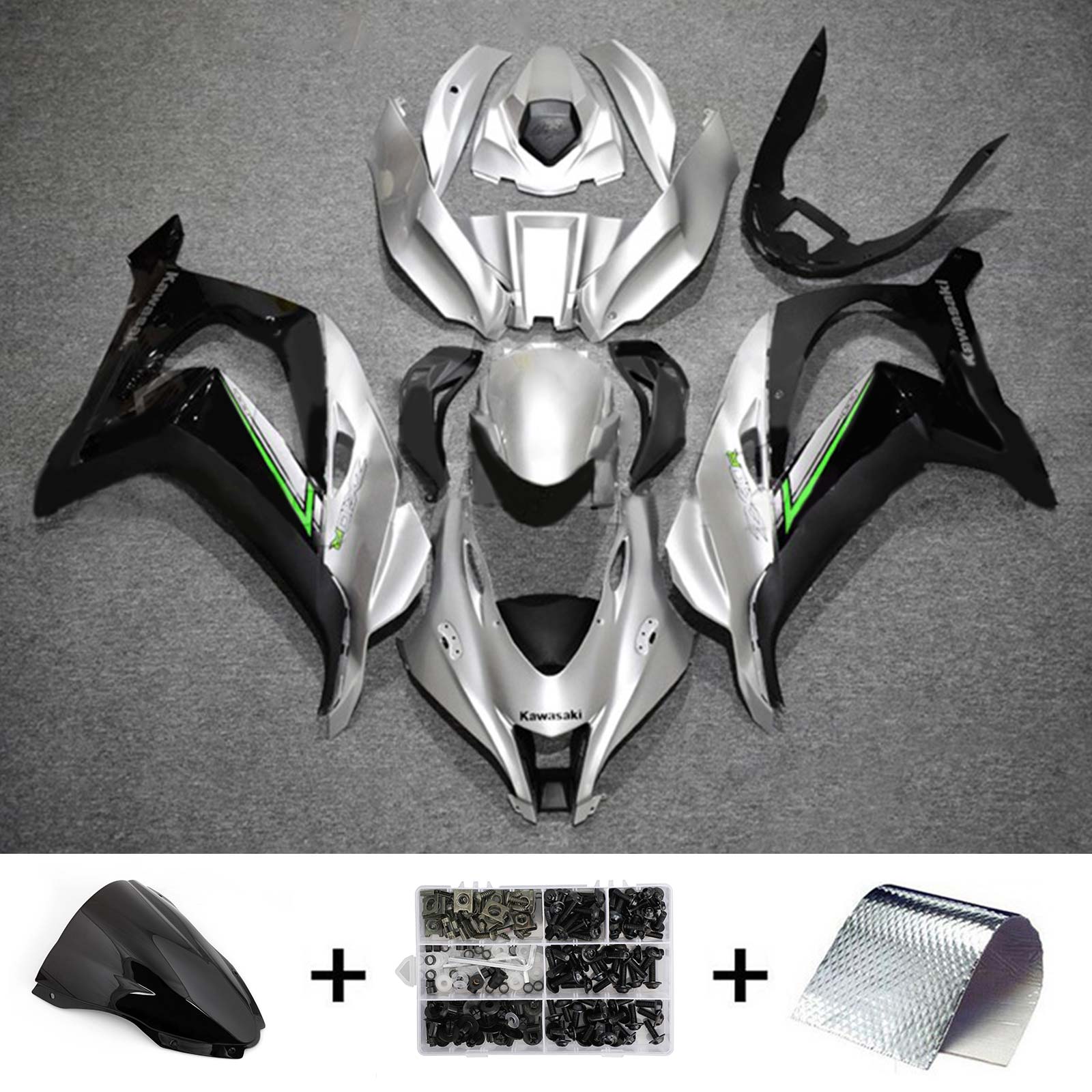 Kawasaki ZX10R 2016-2020 Fairing Kit Bodywork Plastic ABS