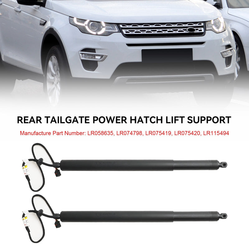 2 uds puntal eléctrico para puerta trasera LR075420 compatible con Land Rover Discovery Sport 2015-2019