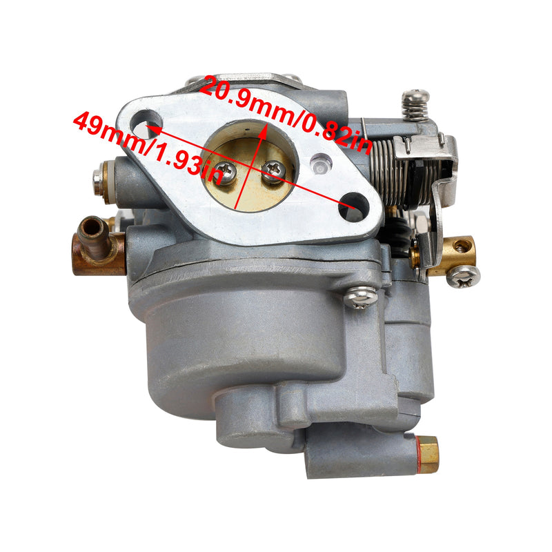 Carburetor Carb for YAMAHA 4 stroke 8hp 9.9hp F8M Outboard 68T-14301-11-00