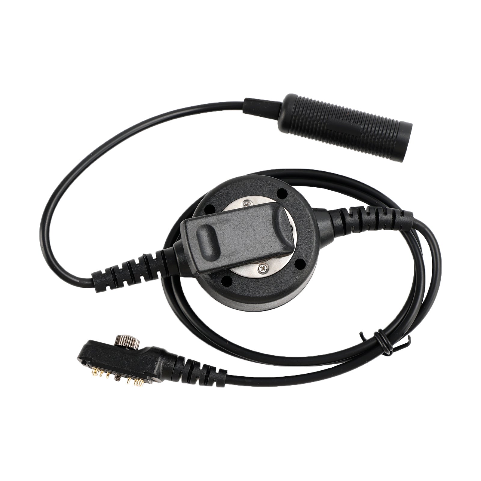 Para Hytera PD780G/580/788 auriculares ajustables con micrófono de garganta táctico U94 PTT Z de 6 pines