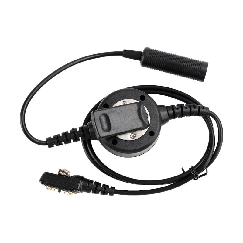 Tactical Throat Tube Mic 7.1mm Plug Headset For Hytera PD780/700/580/788/782/785