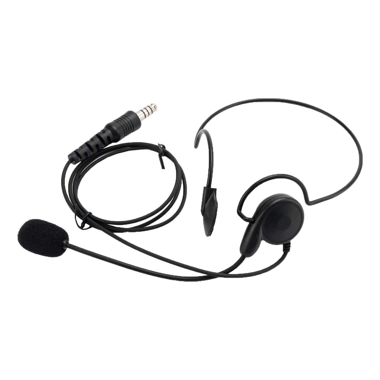 Auriculares tácticos con enchufe de montaje trasero 7,1-C7, 6 pines, U94 PTT para HYT TD500 TD510 TD520