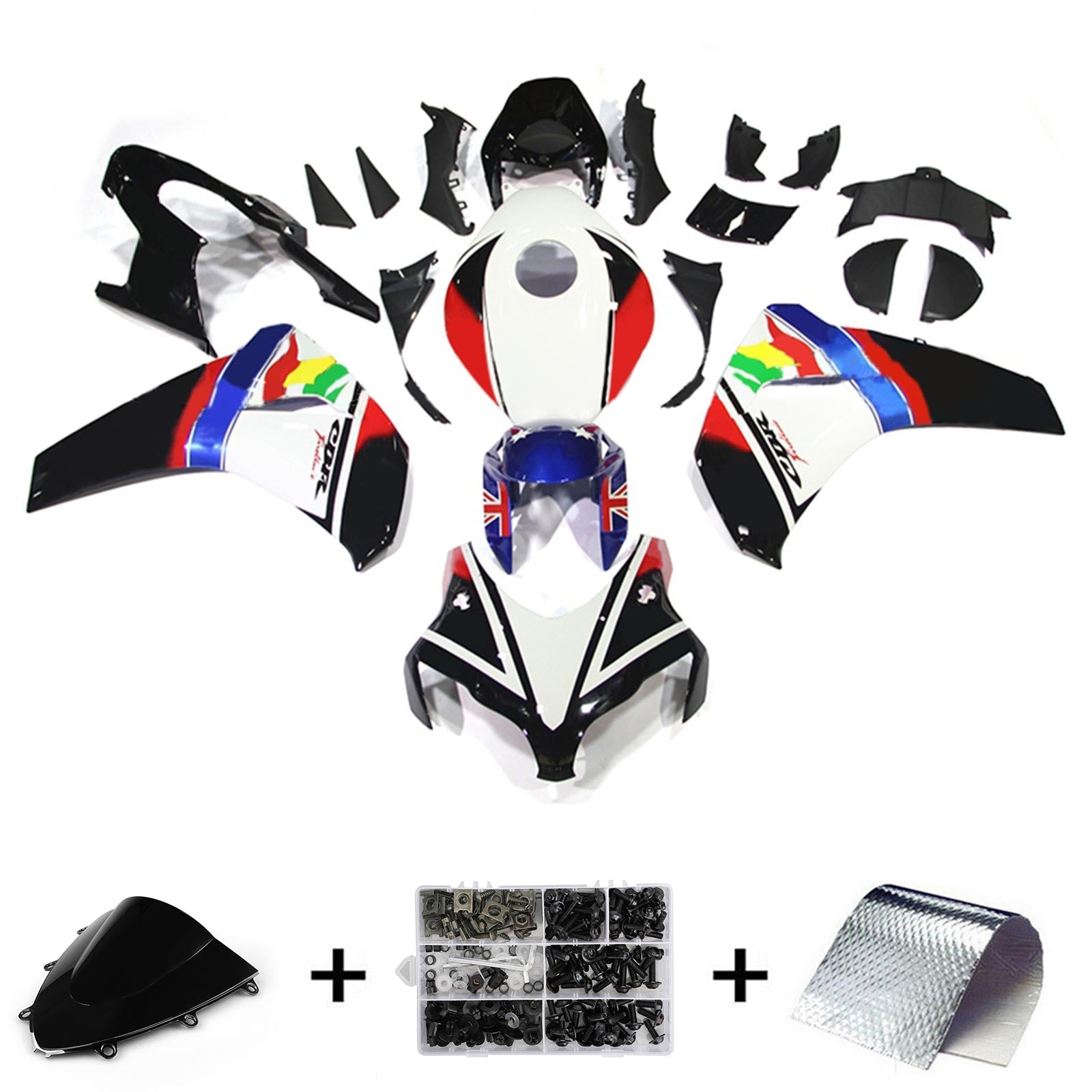 Honda CBR1000RR 2008-2011 Fairing Kit Bodywork Plastic ABS