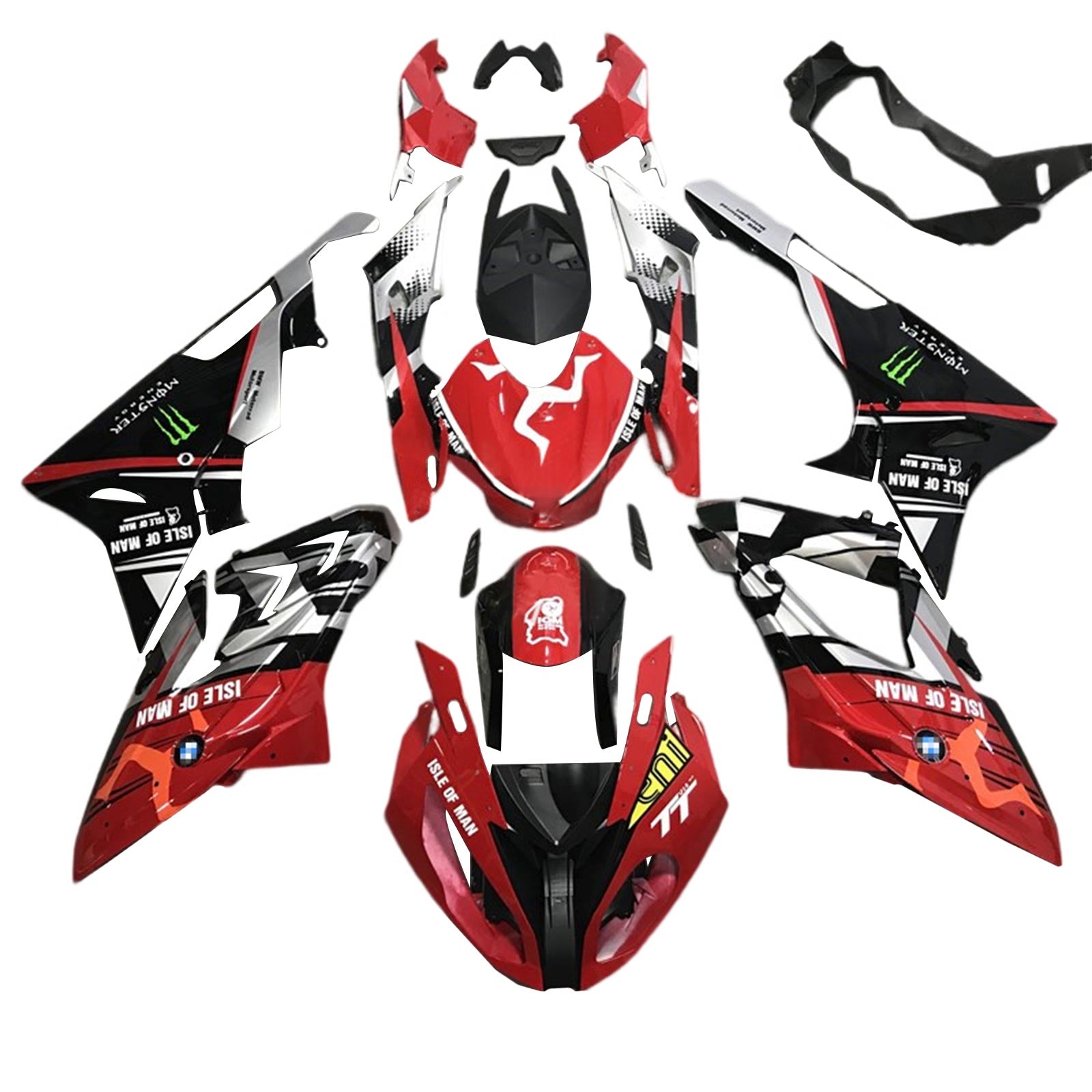 Amotopart BMW S1000RR 2017-2018 Kit Carenado Carrocería Plástico ABS