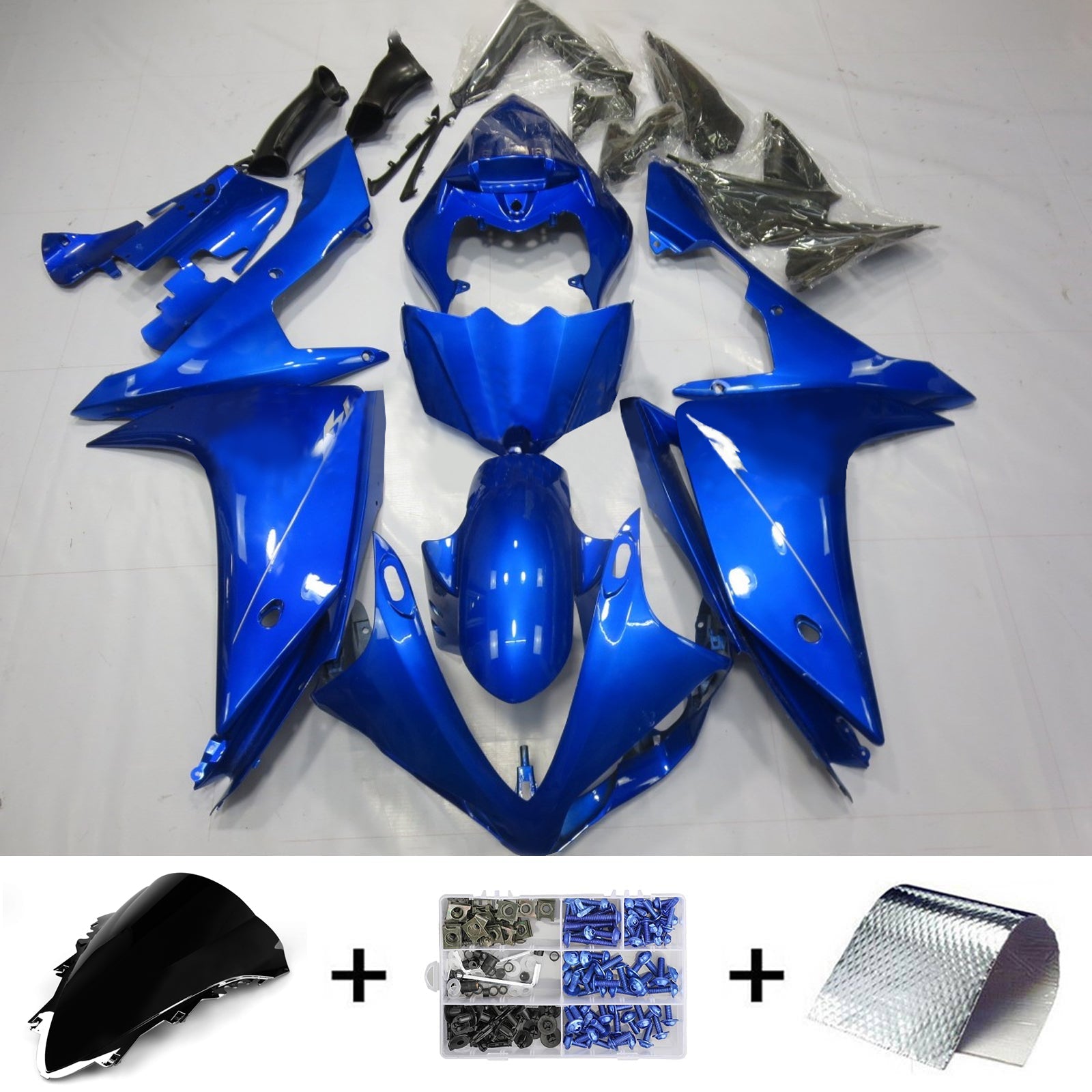 Yamaha YZF 1000 R1 2007-2008 Fairing Kit Bodywork Plastic ABS