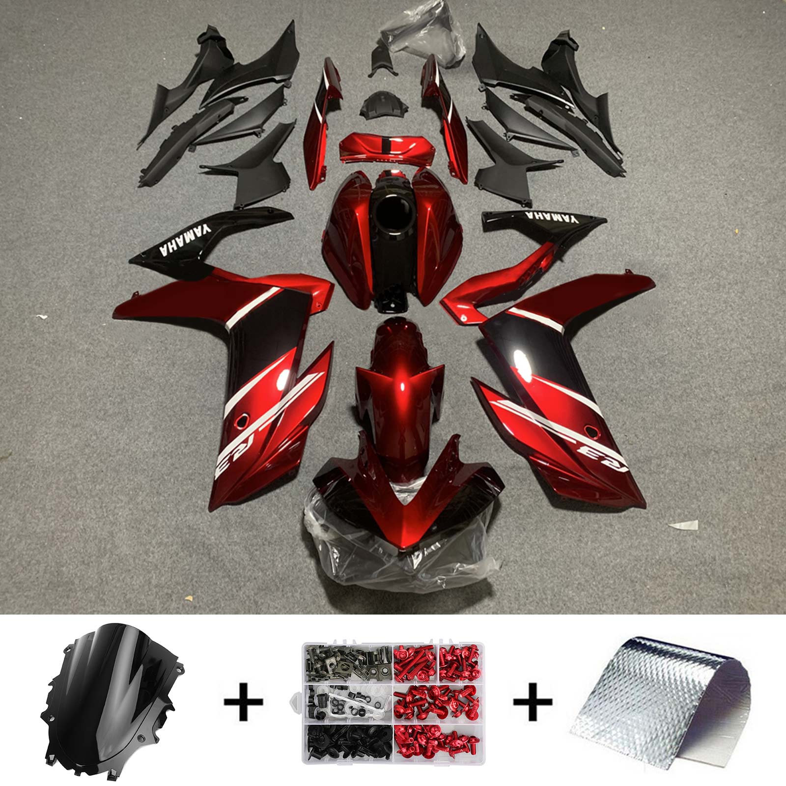 Yamaha YZF-R3 R25 2022-2024 Fairing Kit Bodywork Plastic ABS