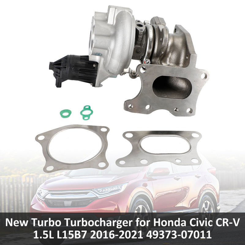 2016-2021 Honda Civic CR-V 1.5L L15B7 49373-07011 Turbocompresor nuevo