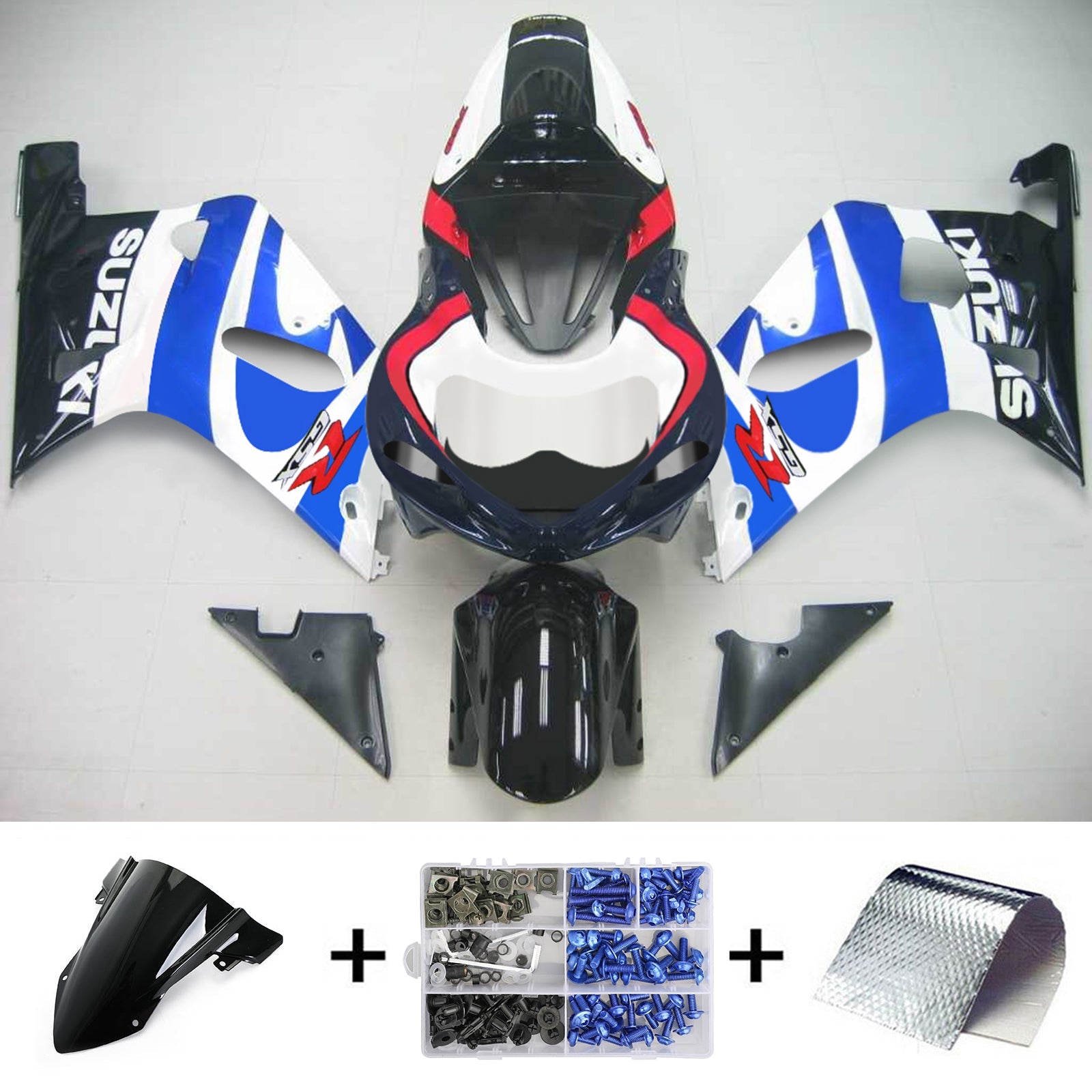 Suzuki GSXR750 2001-2003  Fairing Kit Bodywork Plastic ABS