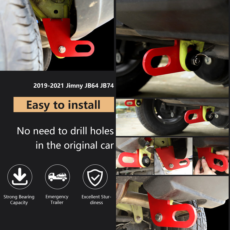 Suzuki Jimny JB64W JB74 2019-2023 2PCS Enganche de remolque trasero izquierdo y derecho