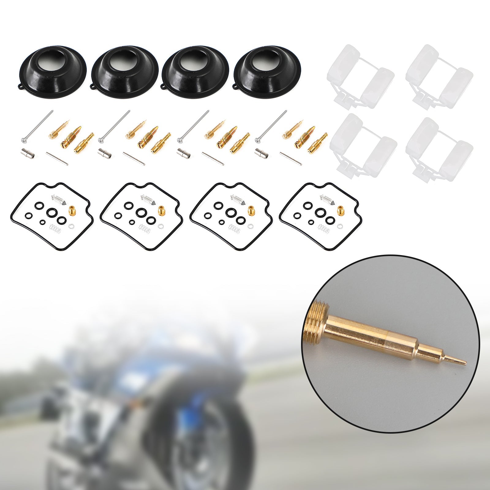 Kit de reconstrucción de carburador de motocicleta apto para Honda NC36 CB400FOUR genérico