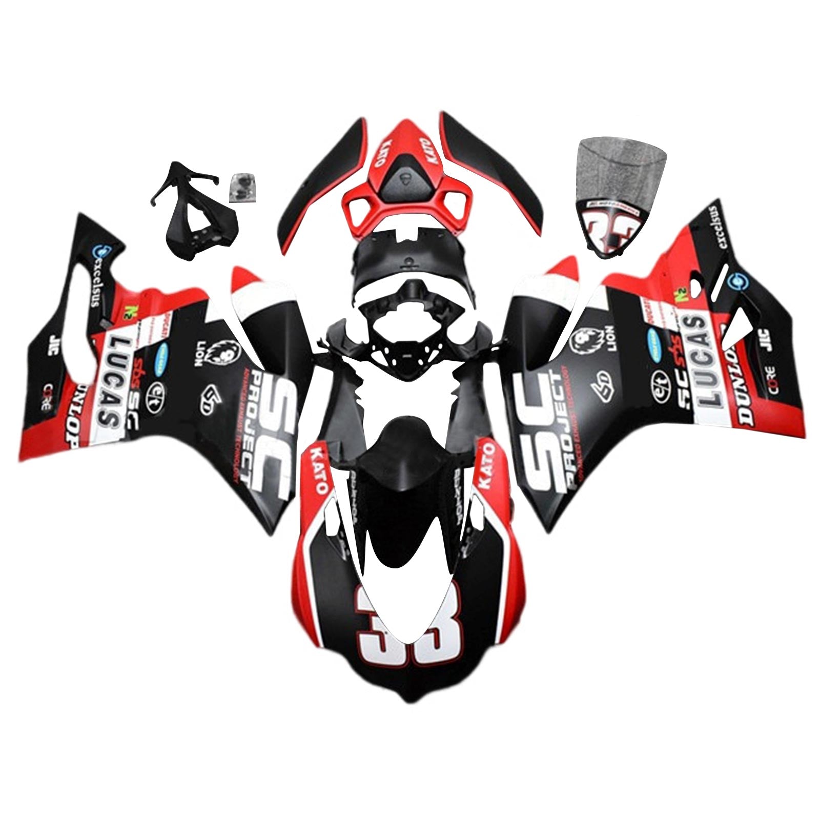 Ducati 1299 959 2015-2020 Kit Carenado Carrocería Plástico ABS