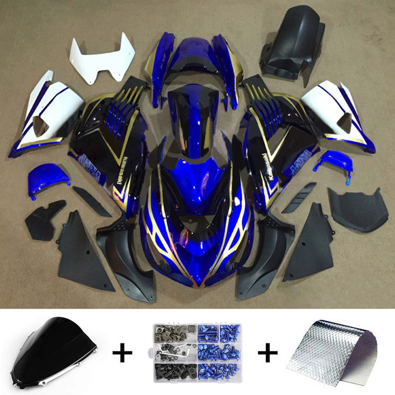 Kawasaki ZX14R 2006-2011 Fairing Kit Bodywork Plastic ABS