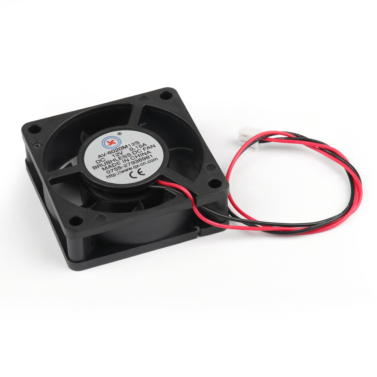 4Pcs DC Brushless Cooling PC Computer Fan 12V 6020s 60x60x20mm 0.15A 2 Pin Wire