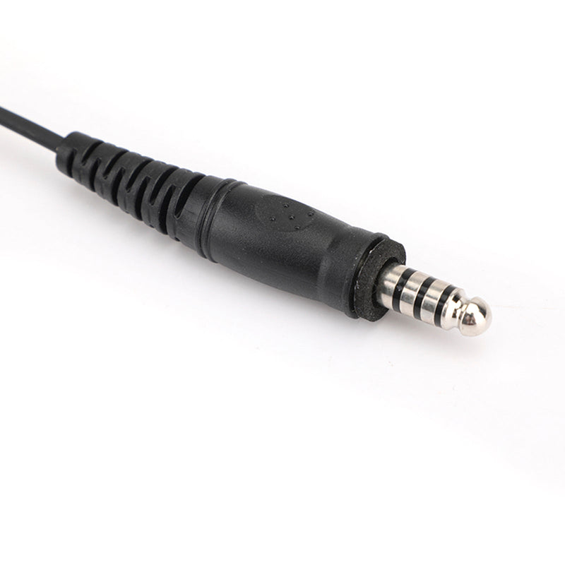 Tactical Throat Tube Mic 7.1mm Plug Headset For Kenwood TK-208 TK-220 TK-240