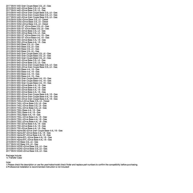 ATC35L 27108643149 27107649718 27108612557 2710864 نقل حالة الجمعية ل BMW 228i 230i 320i 328i 330i 340i 428i 430i