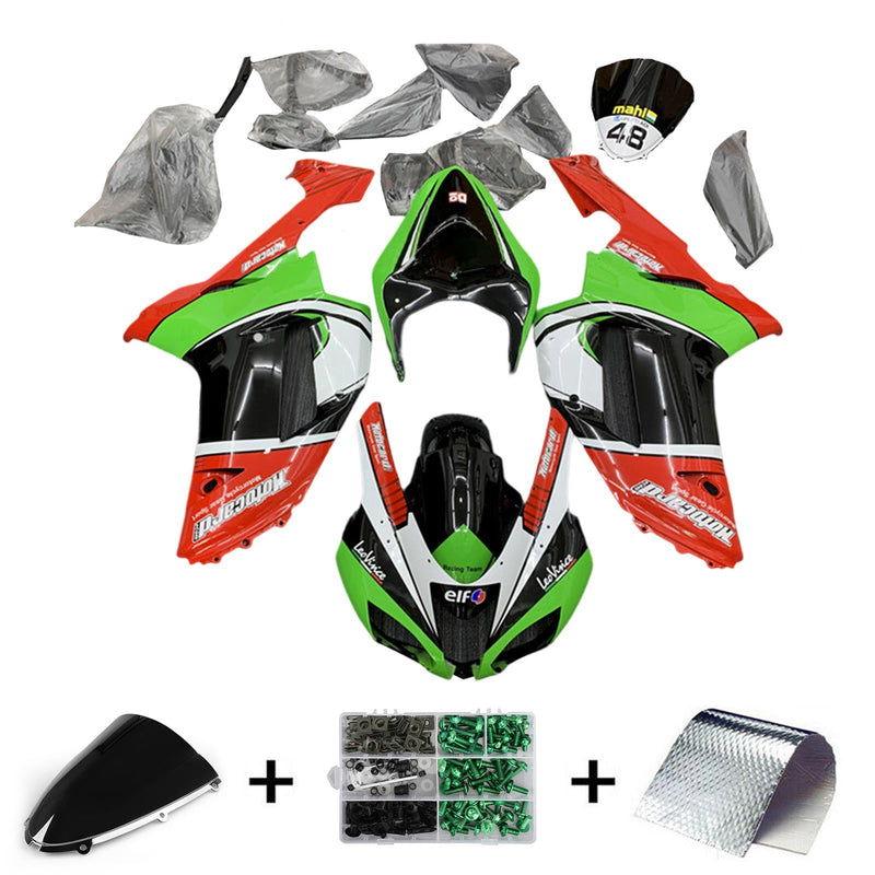 Kawasaki ZX6R 636 2007-2008 Fairing Kit Bodywork Plastic ABS