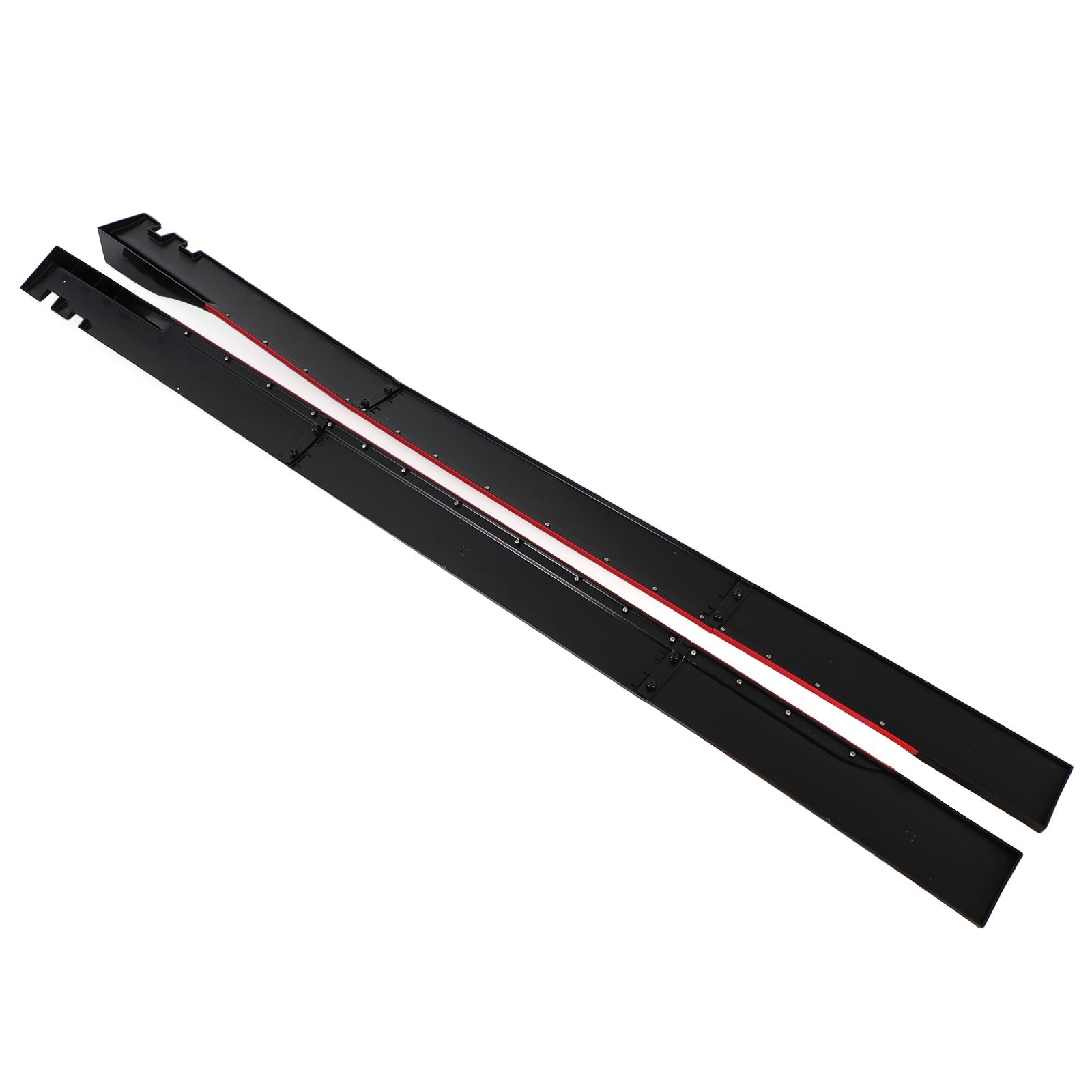 78.7" Universal Side Skirt Extensions Rocker Panel Splitters Lip Polypropylene