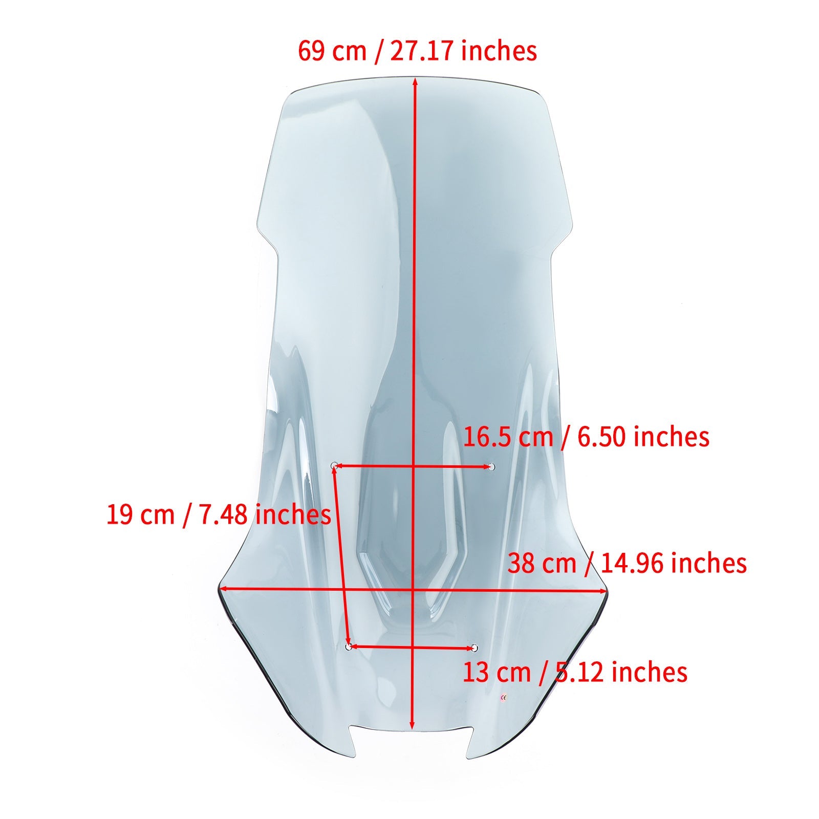 Parabrisas de motocicleta ABS apto para HONDA X-ADV 750 2021 genérico