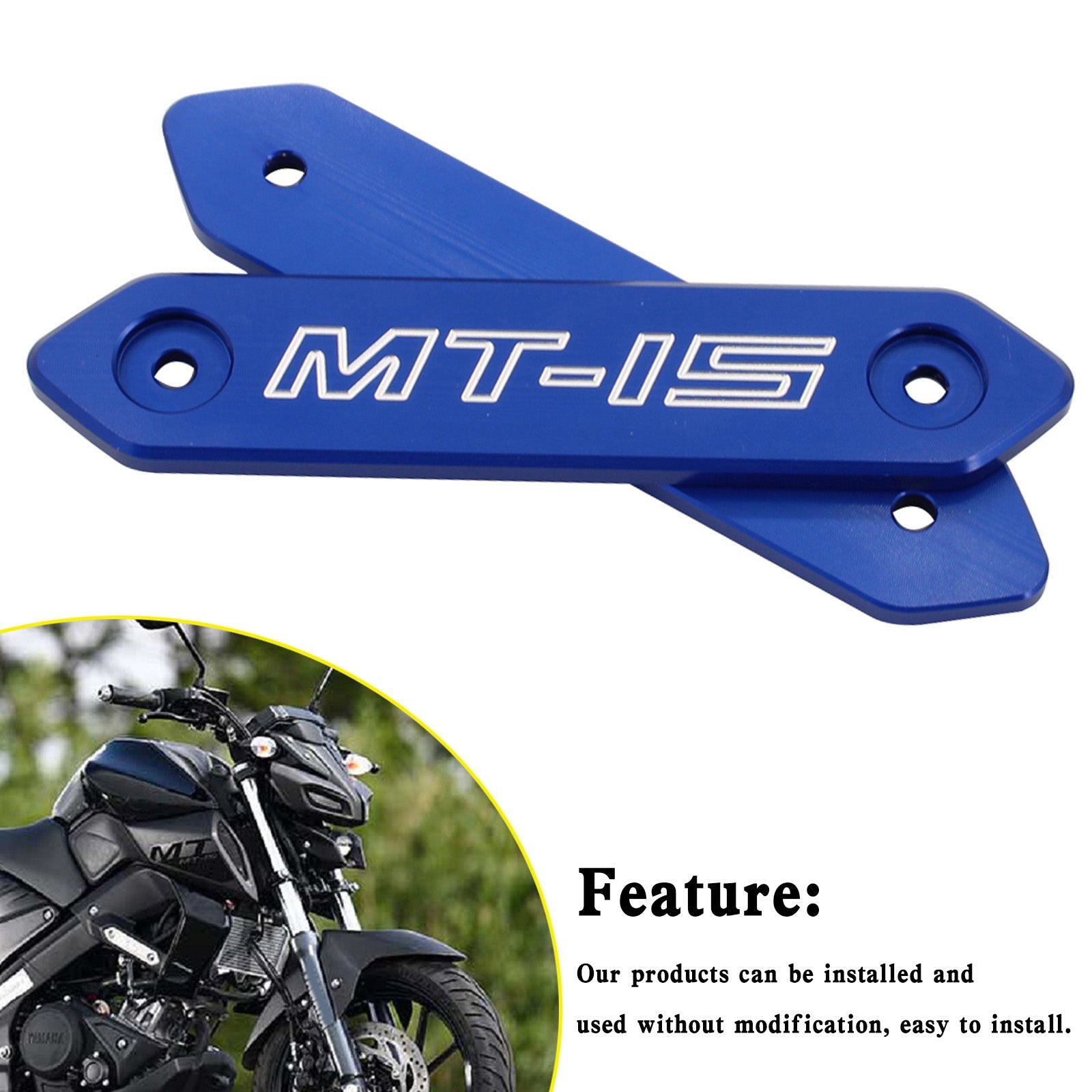 Aluminum Alloy Accessories Body Cover For Yamaha MT 15 MT-15 MT15 2018-2020 Generic