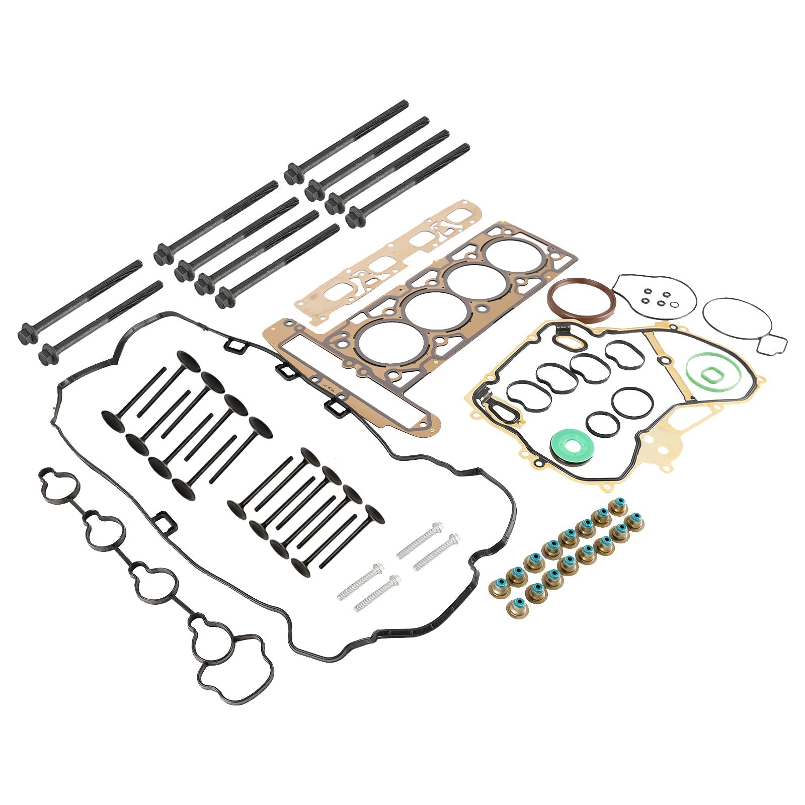 Chevrolet Equinox 2.4L 2010-2013 Head Gasket Bolts & Intake Exhaust Valves