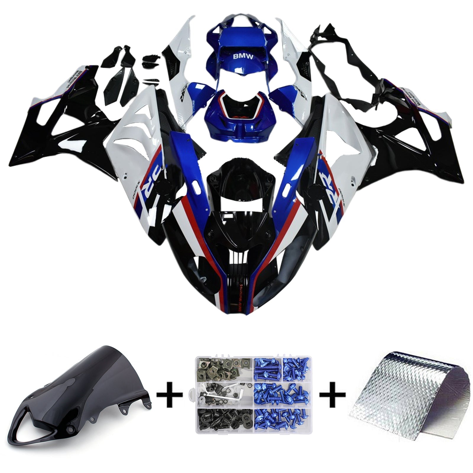 Amotopart BMW S1000RR 2009-2014 Fairing Kit Bodywork Plastic ABS