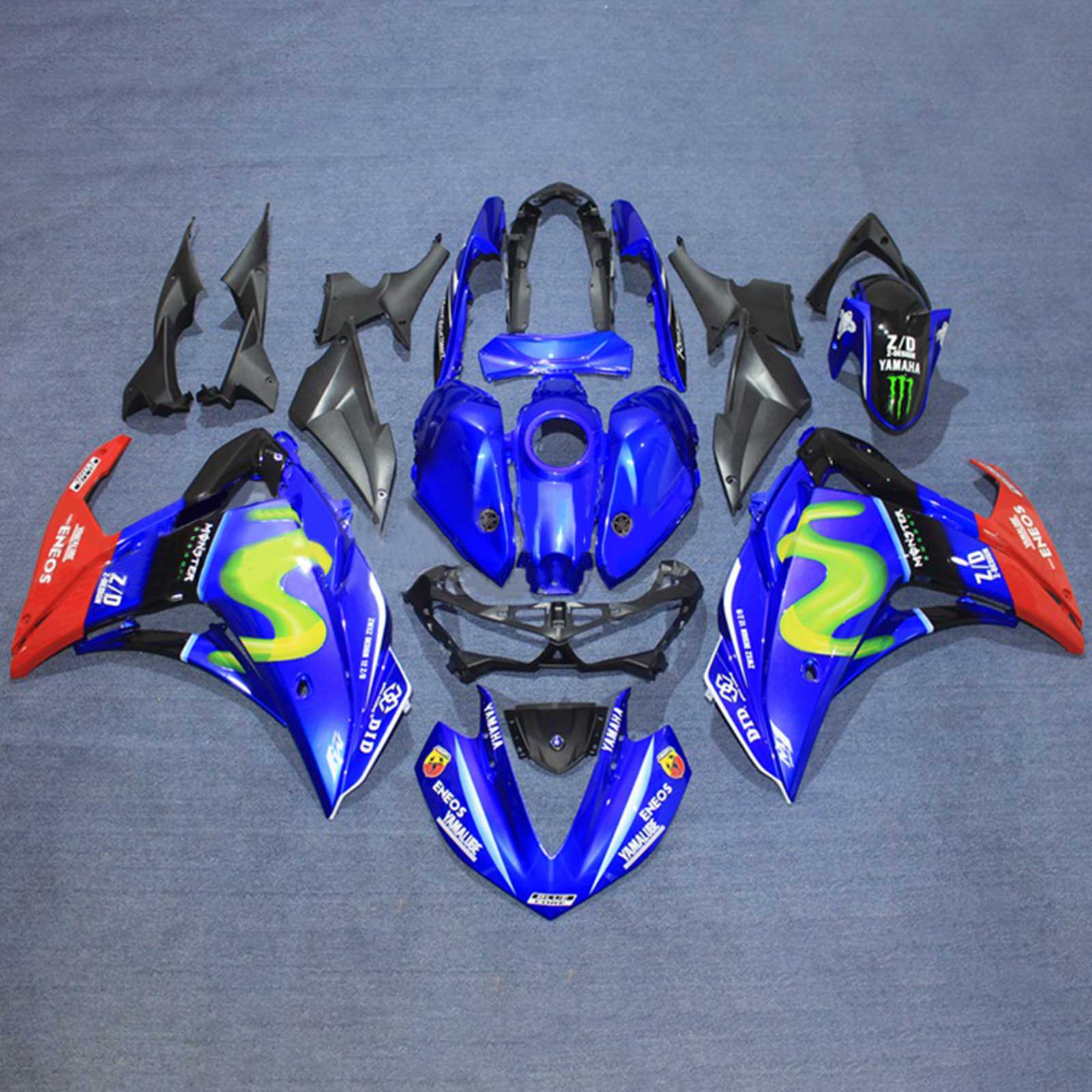 Kit Carenado Para Yamaha YZF-R3 2014-2018 R25 2015-2017 Genérico