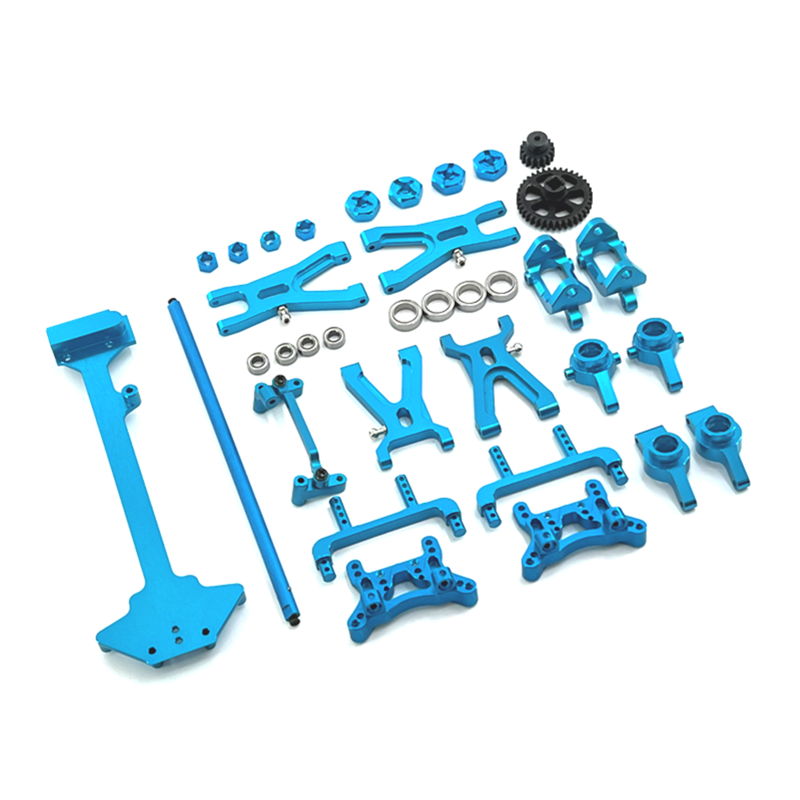 Piezas de reparación de automóviles RC, piezas de Metal mejoradas para 1/18 Wltoys A949 A959 A969 A979 K929