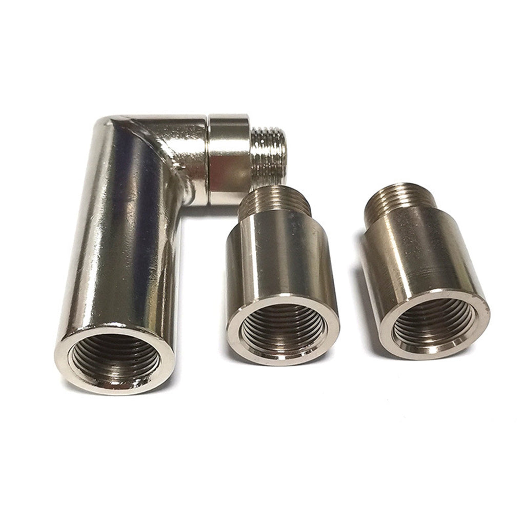 O2 Sensor Extenders B Series O2 Oxygen Spacer Sensor Angled Extender 90 Degrees 02 Bung Extension M
