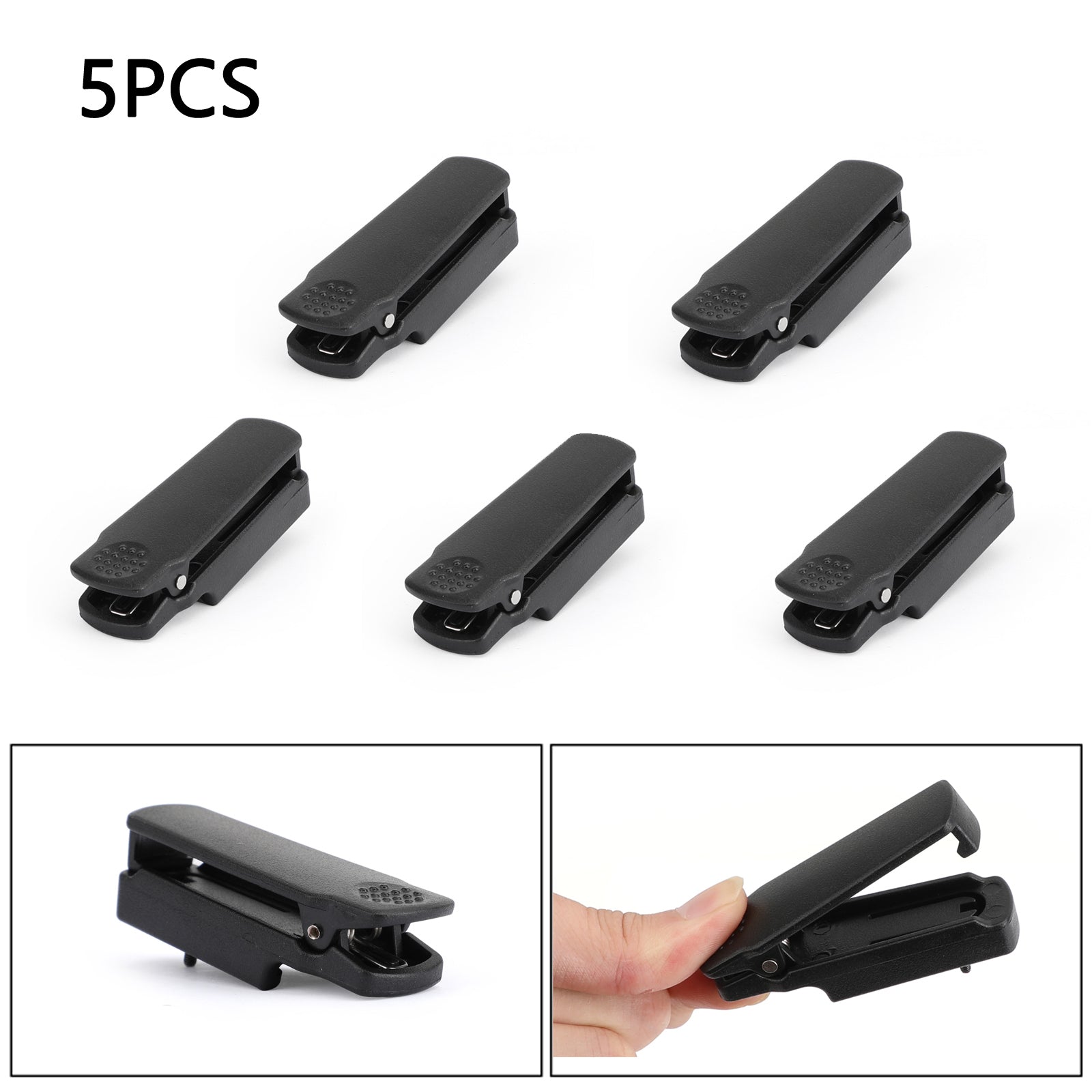 5PCS Back Clip Back Pocket Clip For BaoFeng BF A58 UV9R/9Rplus Walkie Talkie