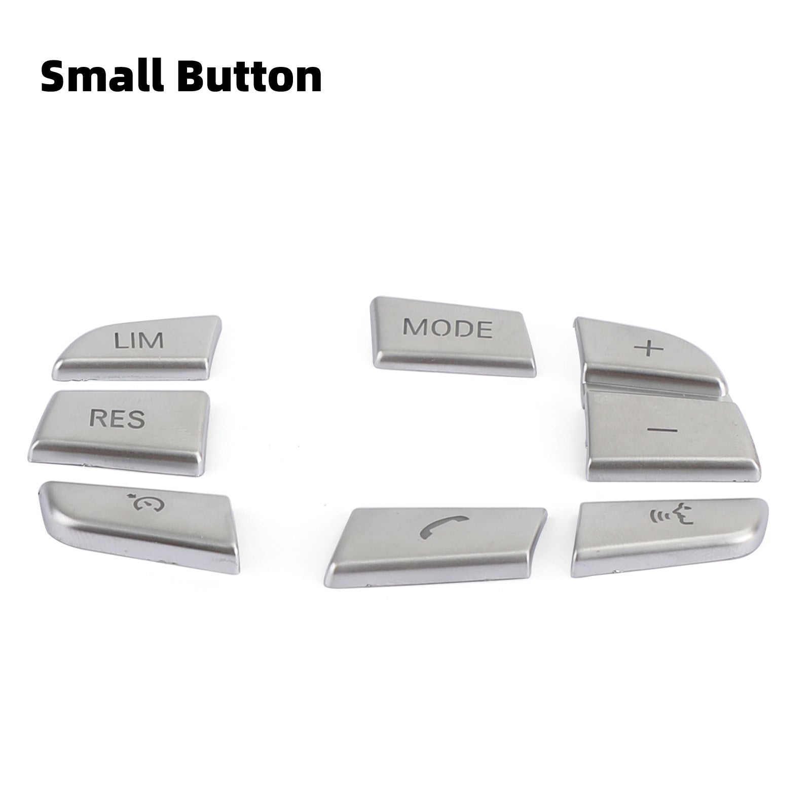 7x Inner Steering Wheel Button Trim Cover Fit For BMW X3 F25???11-17??X4 F26???14-17?? Generic