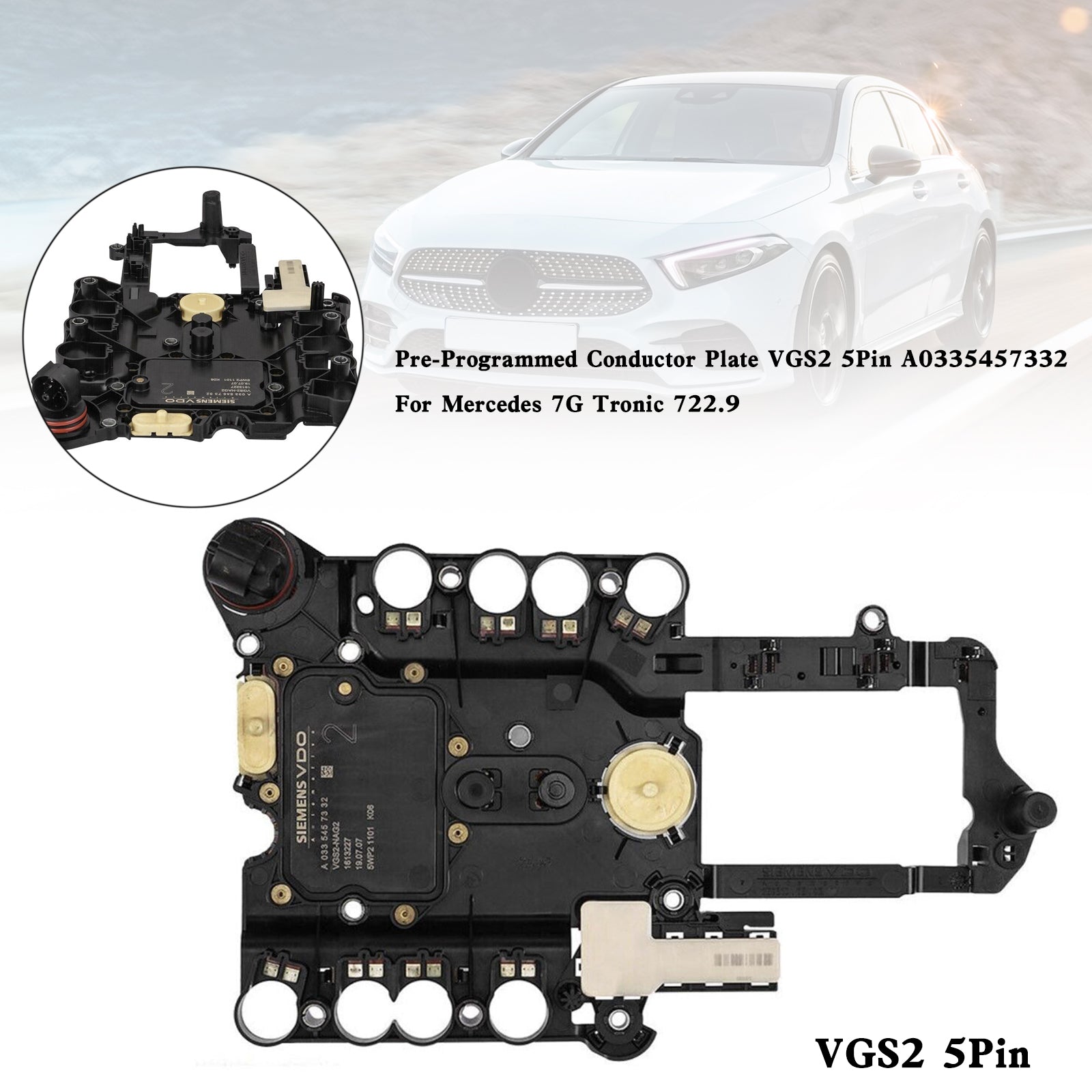 Placa Conductora Preprogramada VGS2 A0335457332 Para Mercedes 7G Tronic 722.9