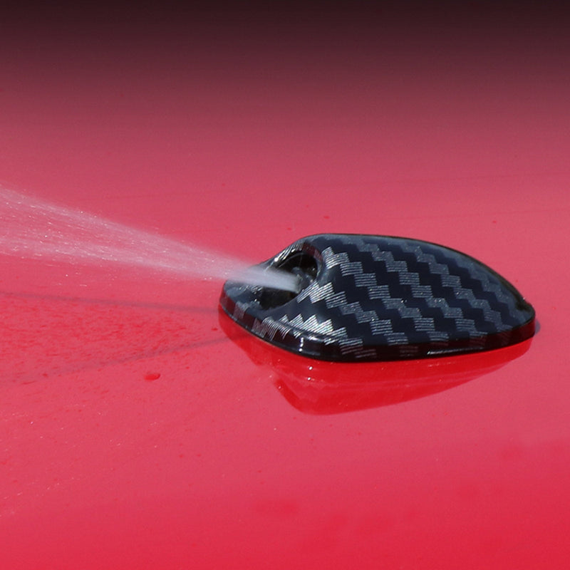 Cubierta de boquilla de pulverización de agua de limpiaparabrisas para BMW MINI Cooper F54 F55 F56 F57 F60 Carbon Generic