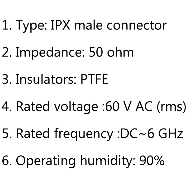 10Pcs IPX u.fl Male Connector SMD SMT Antenna Solder Socket Mount Element Base