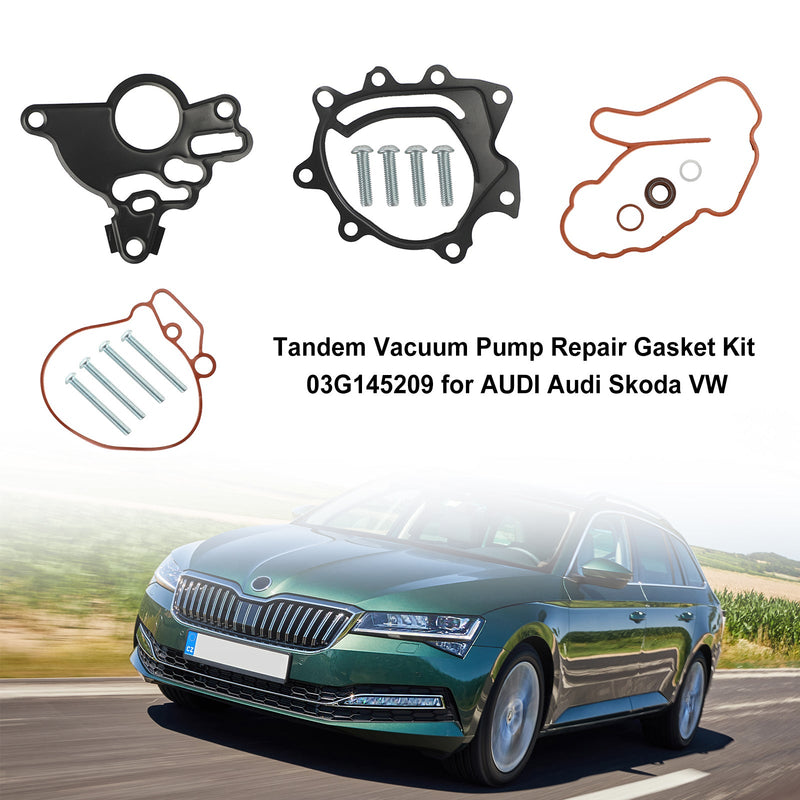 Kit de juntas de reparación de bomba de vacío en tándem 03G145209 para AUDI Audi Skoda VW Generic