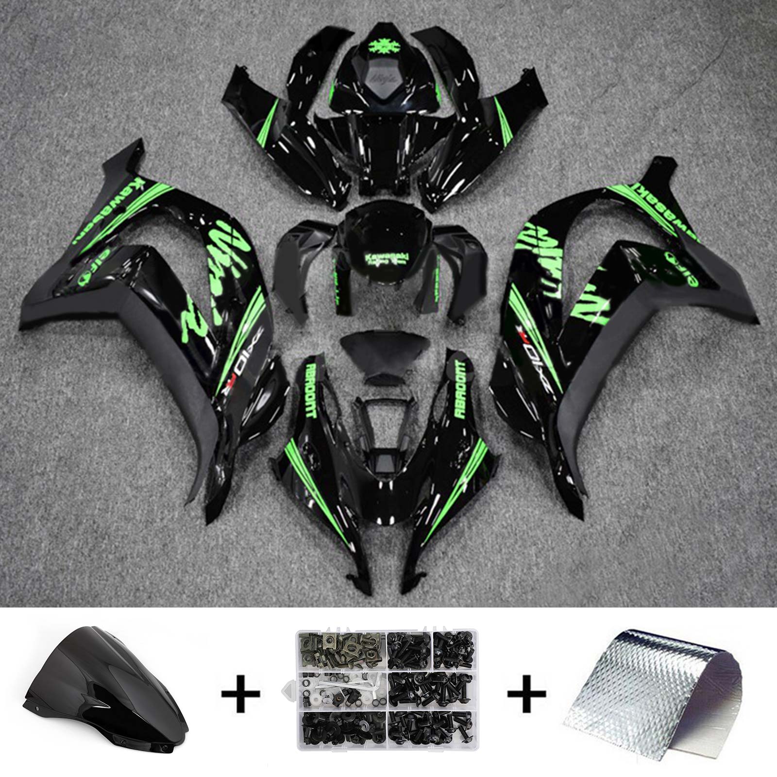 Kawasaki ZX10R 2016-2020 Fairing Kit Bodywork Plastic ABS