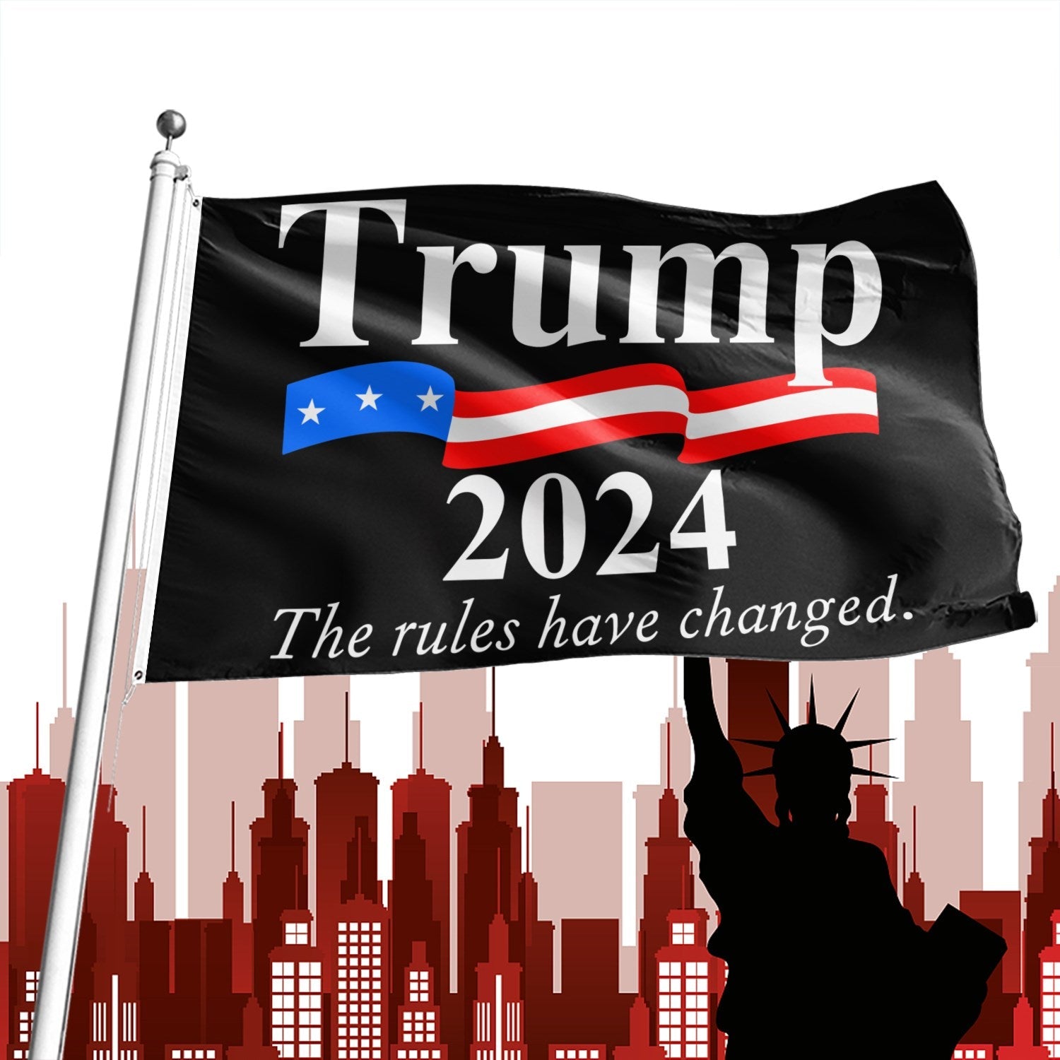 President Donald Trump Flag 2024 Keep Make America Great MAGA 3x5FT Banner