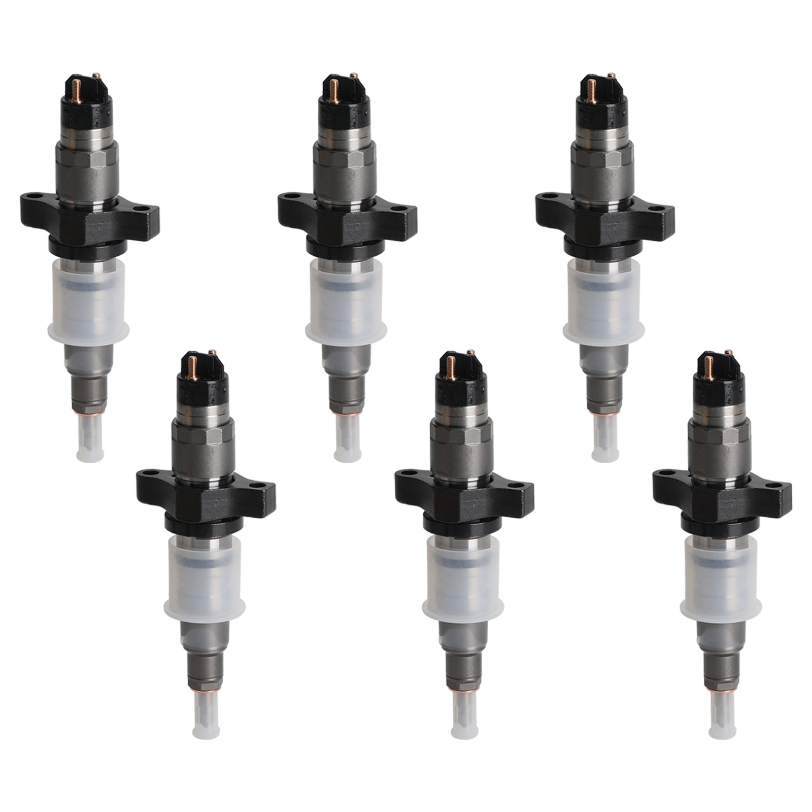 6pcs Rail Fuel Injectors 0445120238 Fit Ram Cummins 5.9L 2004-2009 DIESEL Generic