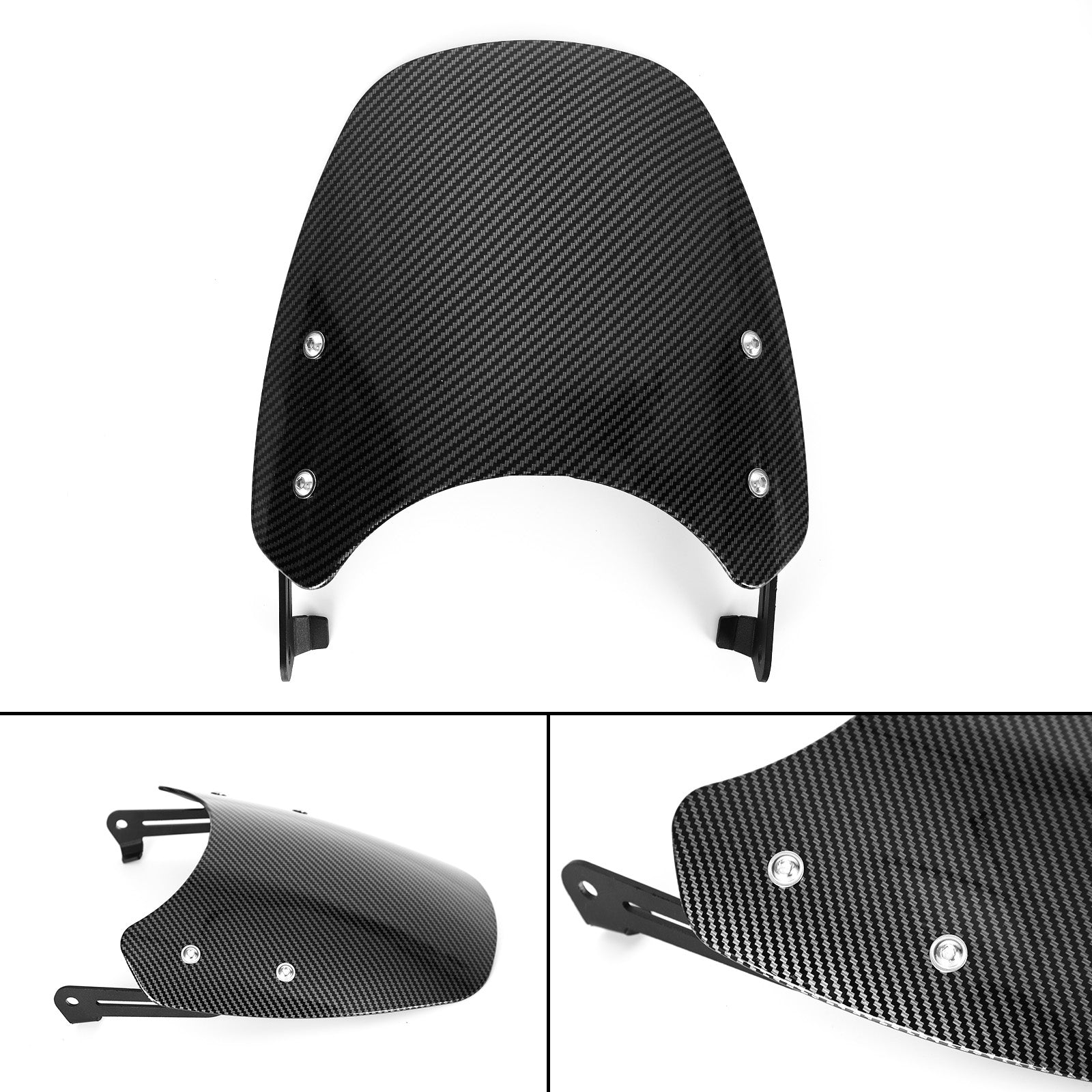 ABS Motorcycle Windshield WindScreen for Triumph Speed Twin 1200 2019-2021 Generic