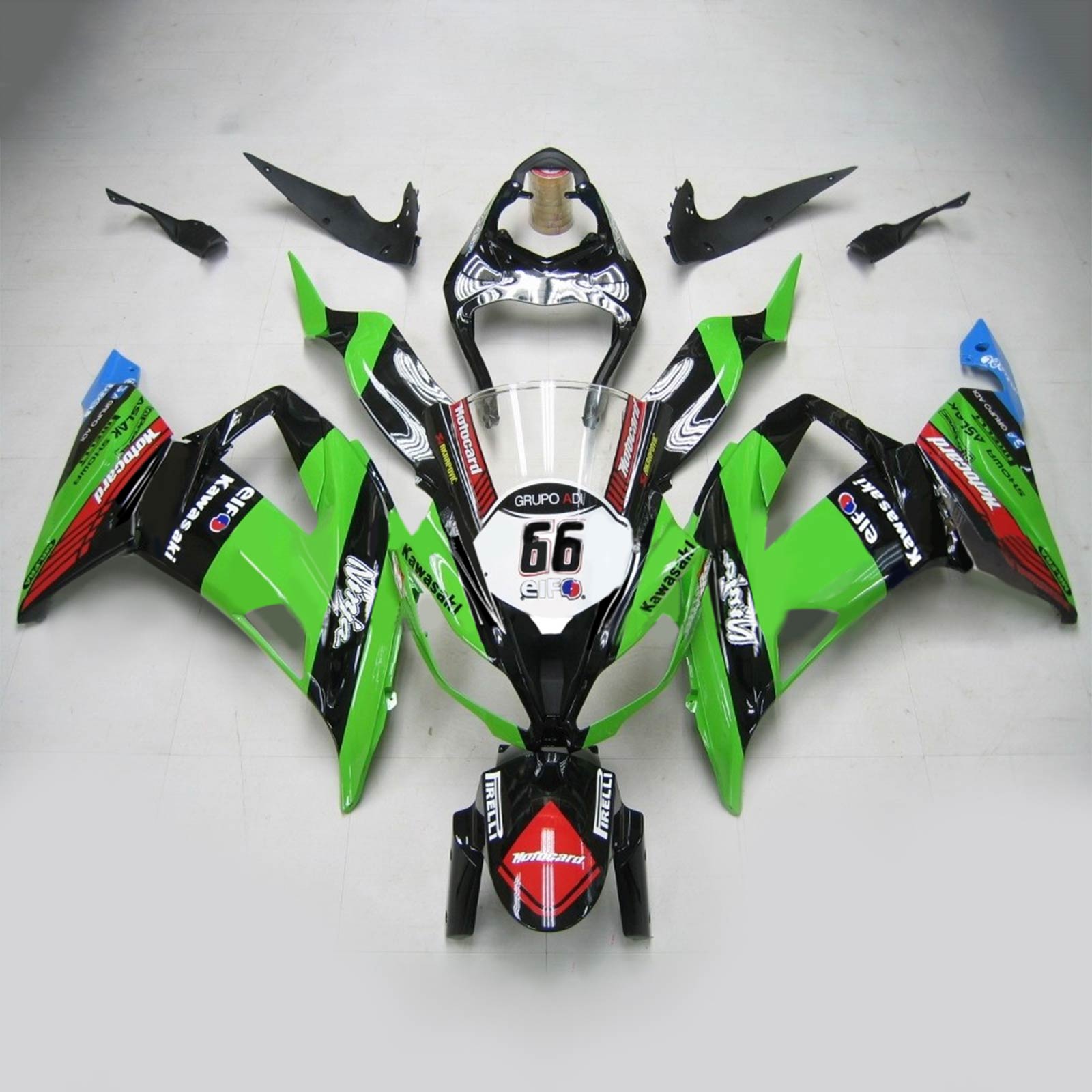 Kit Carenado Para Kawasaki ZX6R 636 2013-2018 Genérico