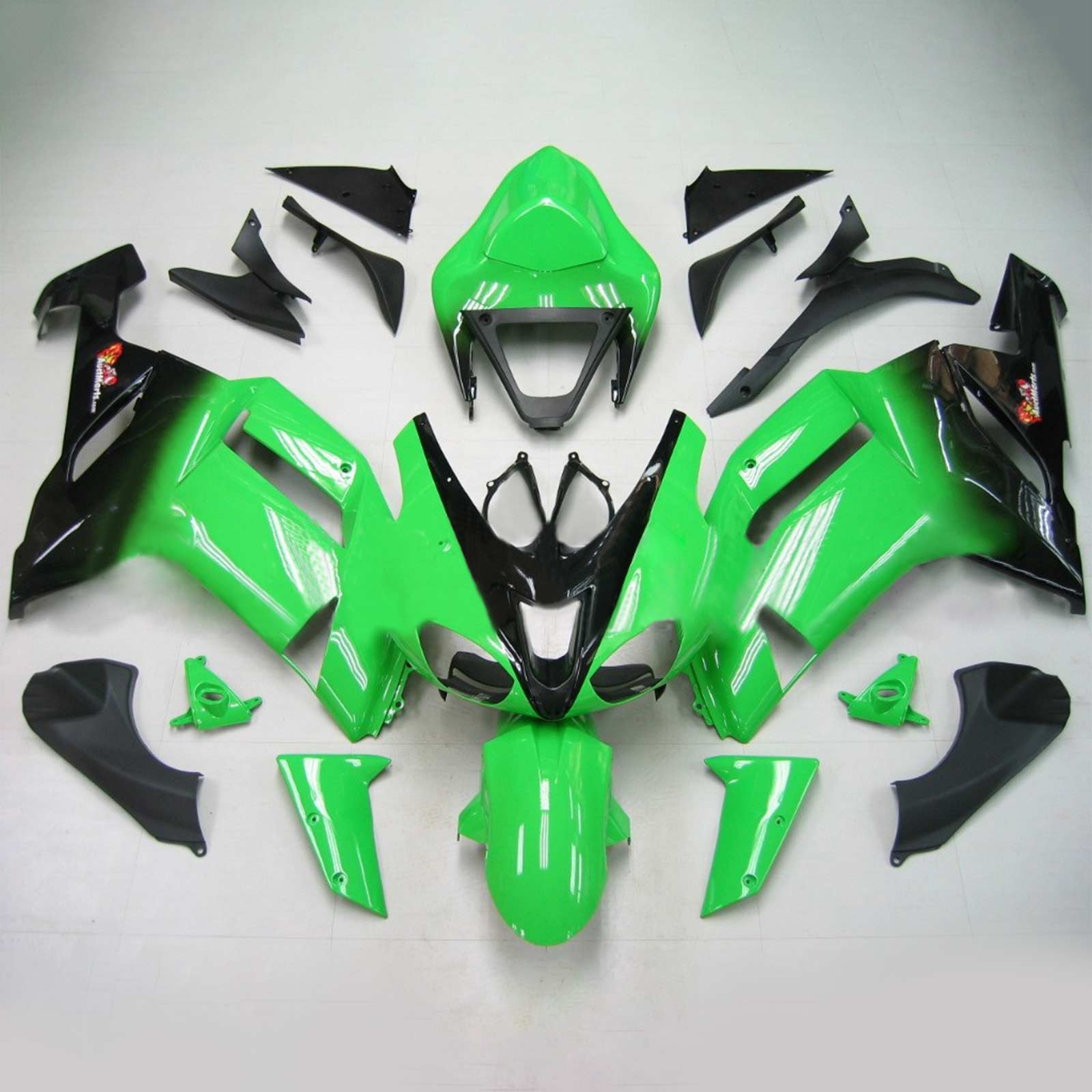 Kit Carenado Para Kawasaki ZX6R 636 2007-2008 Genérico