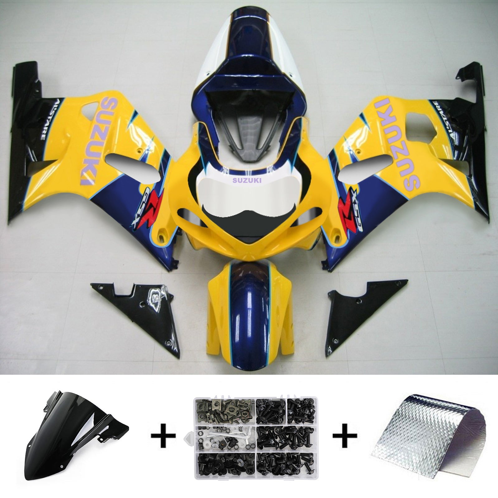 Suzuki GSXR750 2001-2003  Fairing Kit Bodywork Plastic ABS