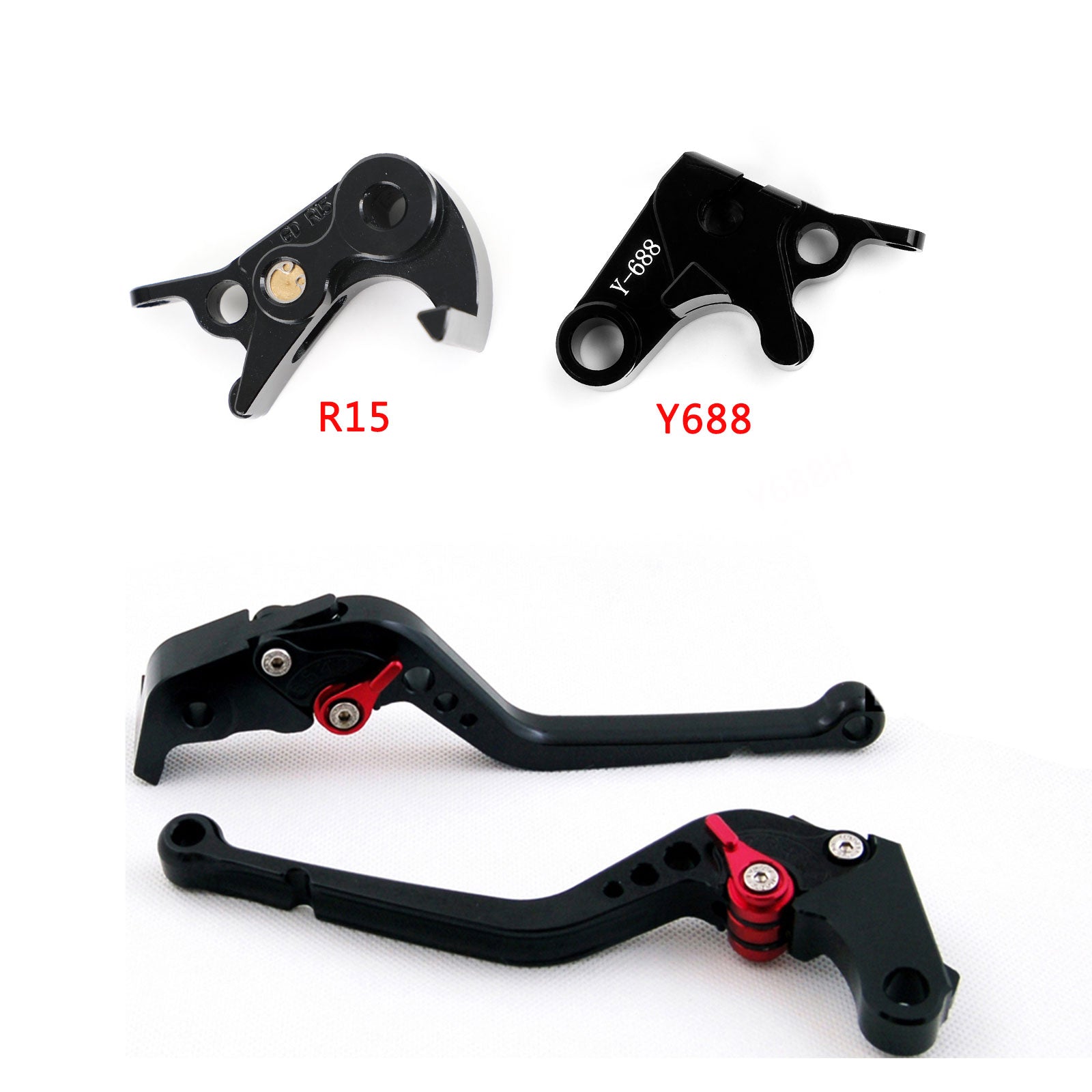 Long Clutch Brake Lever fit for Yamaha YZF R1/R1M/R1S 2015-2021 YZF R6 2017-2020 Generic