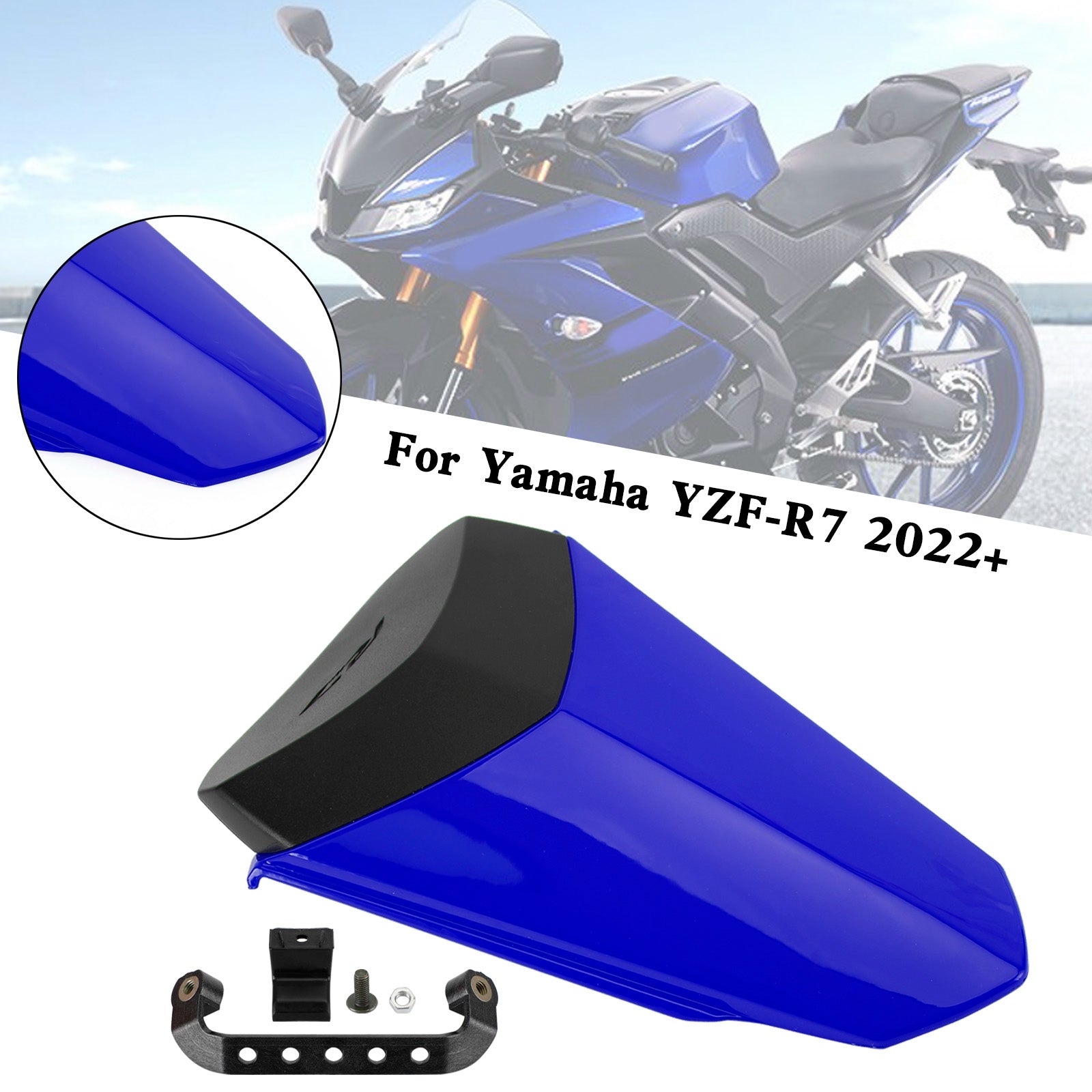 2022 2023 2024 YAMAHA YZF-R7 YZF R7 Tail Rear Seat Cover Fairing Cowl