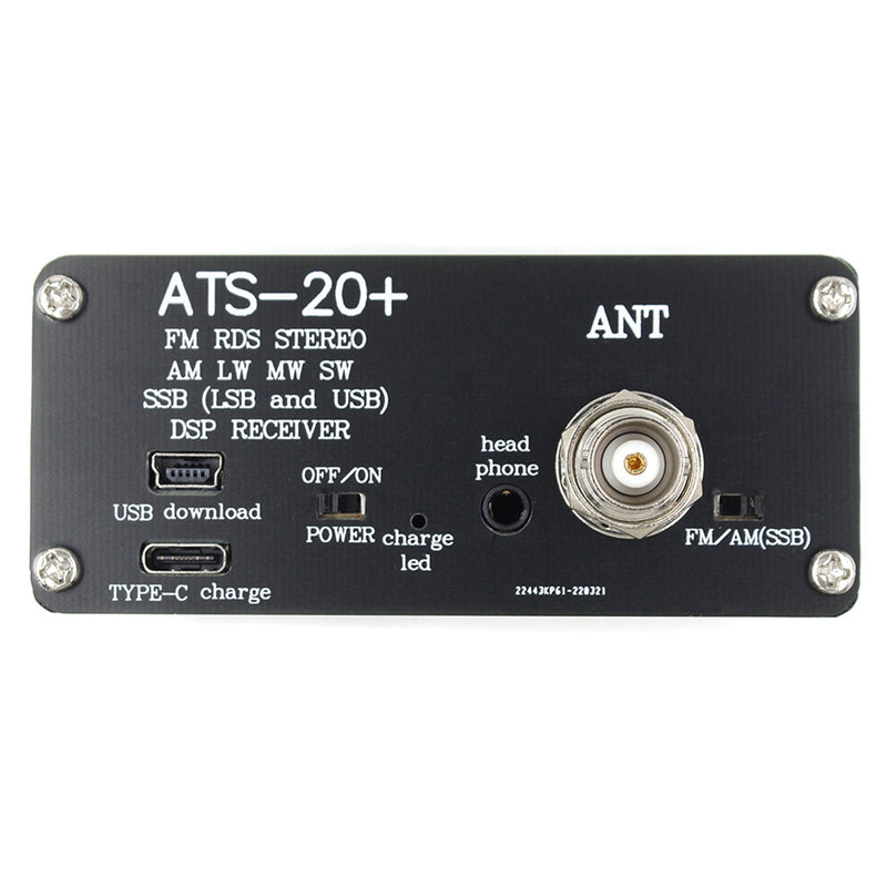 Nuevo receptor de radio ATS-25+ Si4732 All Band DSP FM LW MW SW con pantalla táctil de 2,4"