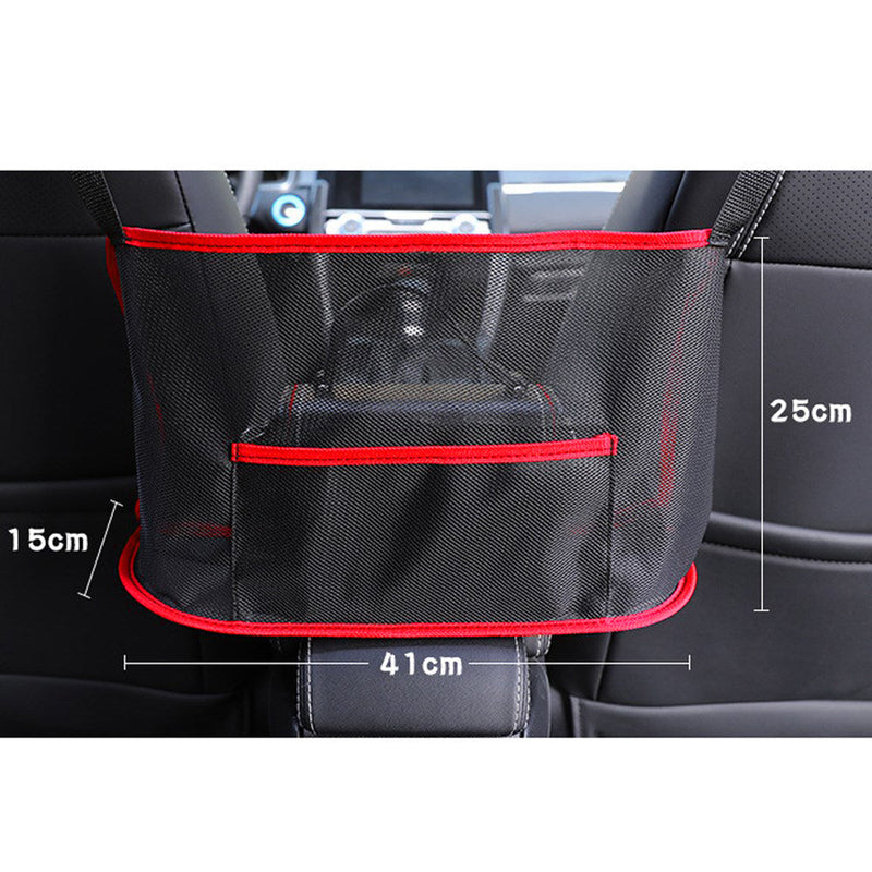 Car Net Pocket Handbag Organizer Purse Holder Between Seat Car Bag Storage Pouch Generic