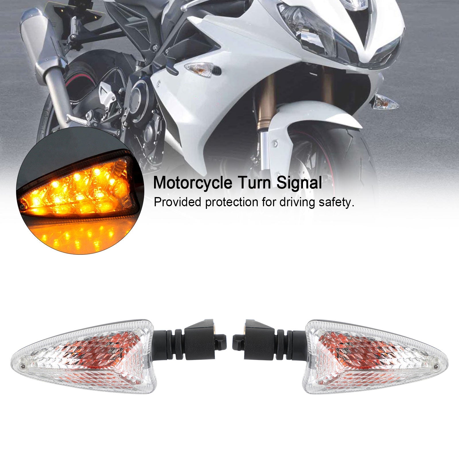 Luz intermitente para Speed ​​Triple 1050 Street Triple 675/R Daytona Tiger 800 Generic