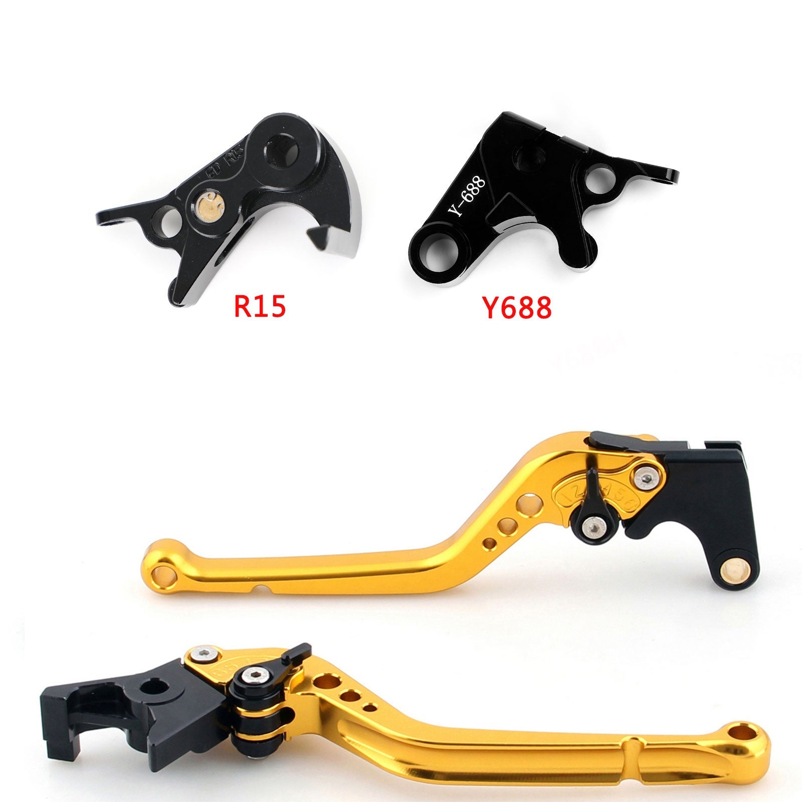 Long Clutch Brake Lever fit for Yamaha YZF R1/R1M/R1S 2015-2021 YZF R6 2017-2020 Generic